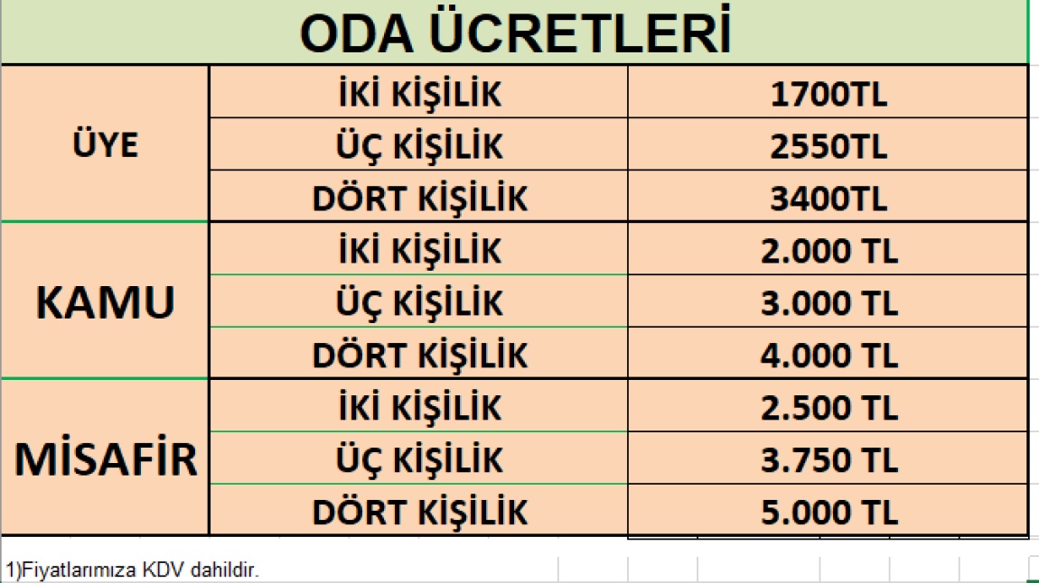 FİYAT LİSTESİ